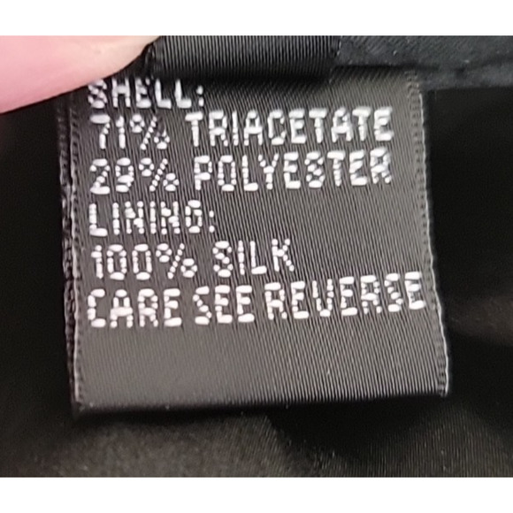 Carmen Marc Valvo Bandage Dress Little Black Dress LBD Cocktail Party Size 6 - Picture 8 of 11